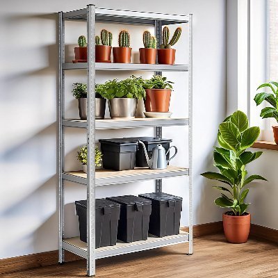 Étagère de garage - StorageHeavyTools™ - Gris - Rangement Universel