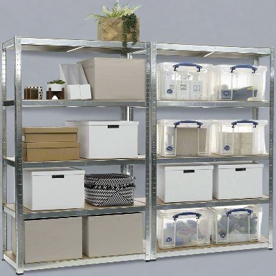 Étagère de garage - StorageHeavyTools™ - Gris - Rangement Universel