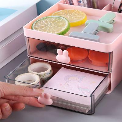 Organisateur de Bureau - MultiFunctionalOrganizer™ - Rose - Rangement Universel