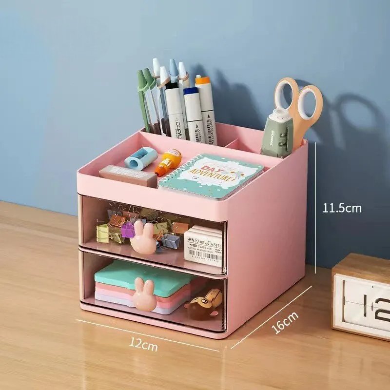 Organisateur de Bureau - MultiFunctionalOrganizer™ - Rose - Rangement Universel