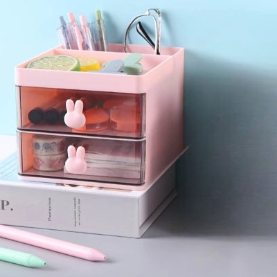 Organisateur de Bureau - MultiFunctionalOrganizer™ - Rose - Rangement Universel